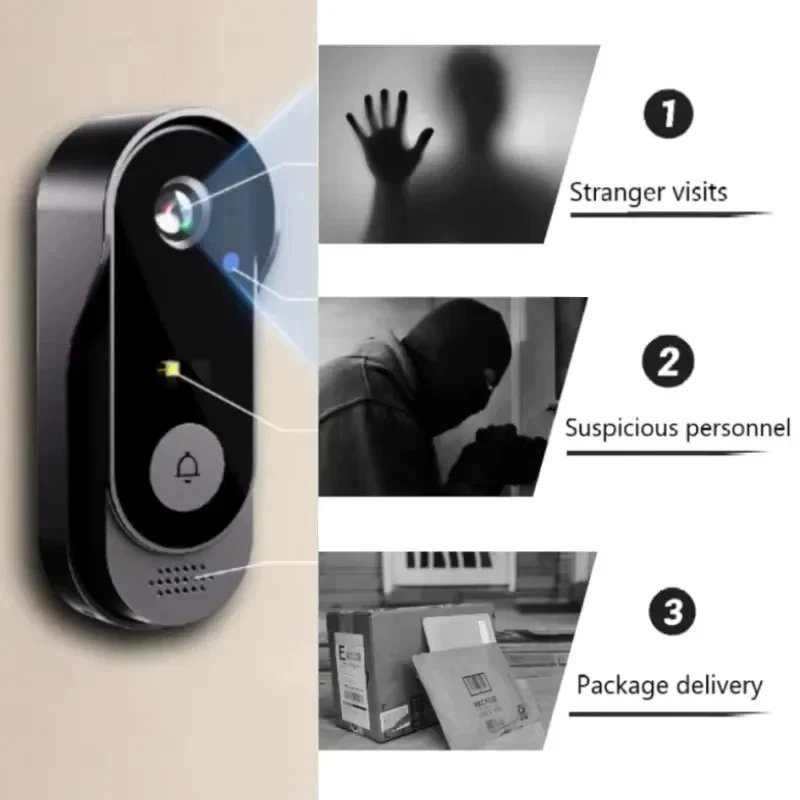 Tuya WIFI Camera Doorbell HD V - Home Security Tech review and price