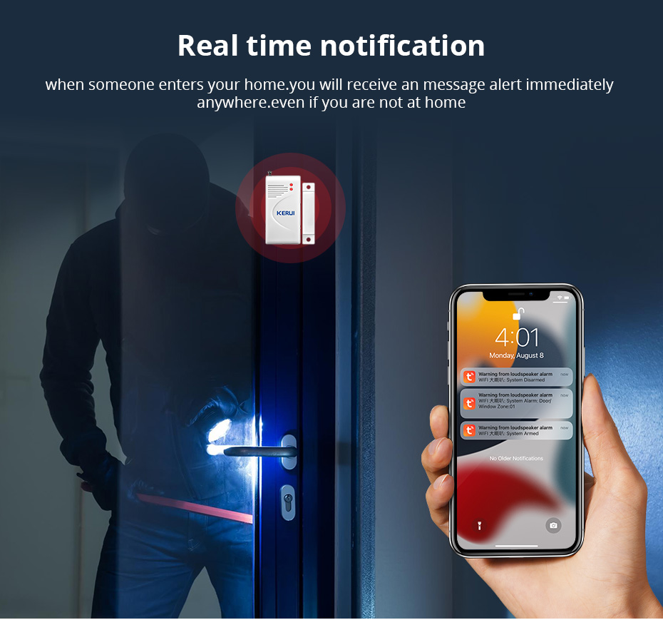 KERUI Tuya WIFI Loudly Speaker - Home Security No Wifi review and price