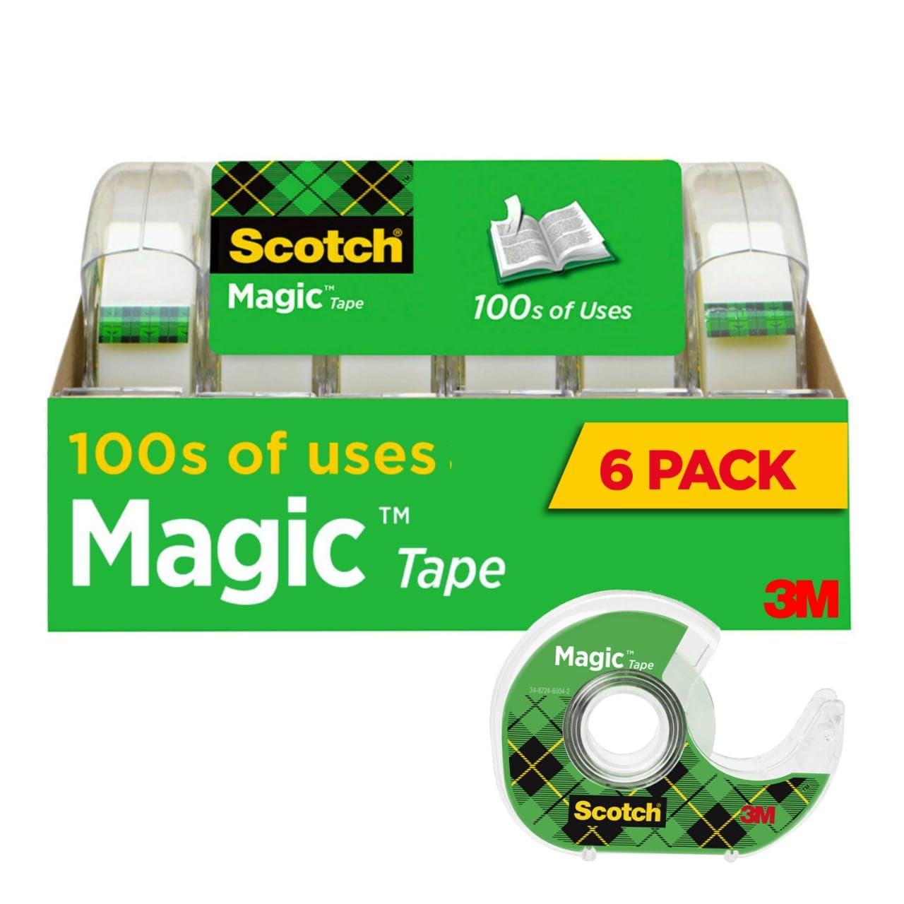 Invisible Magic Tape, 6 Rolls  - Home Security Product review and price