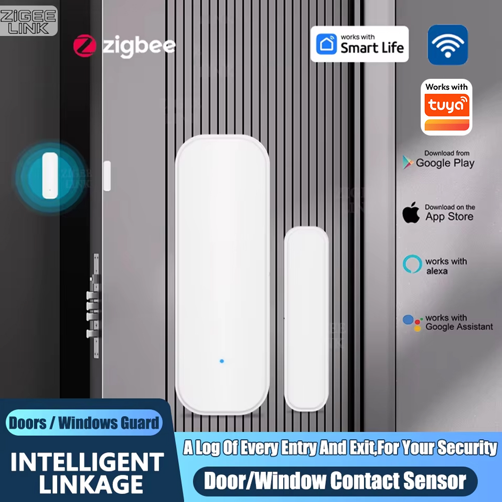 ZigBee Door Window Sensor Wire - Home Security Systems Wireless review and price