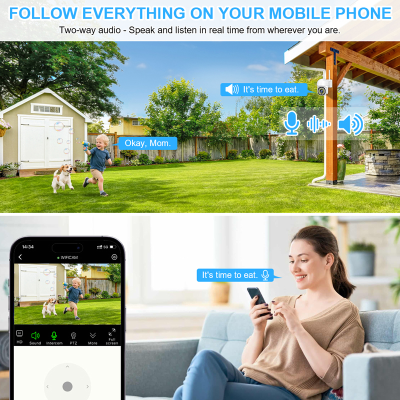 Smar 3MP Wireless CCTV Securit - Home Security Indoor Cameras review and price