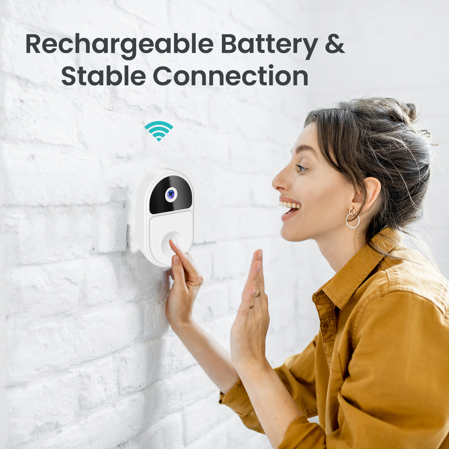 720P Tuya APP WiFi Doorbell Lo - Home Security Video review and price