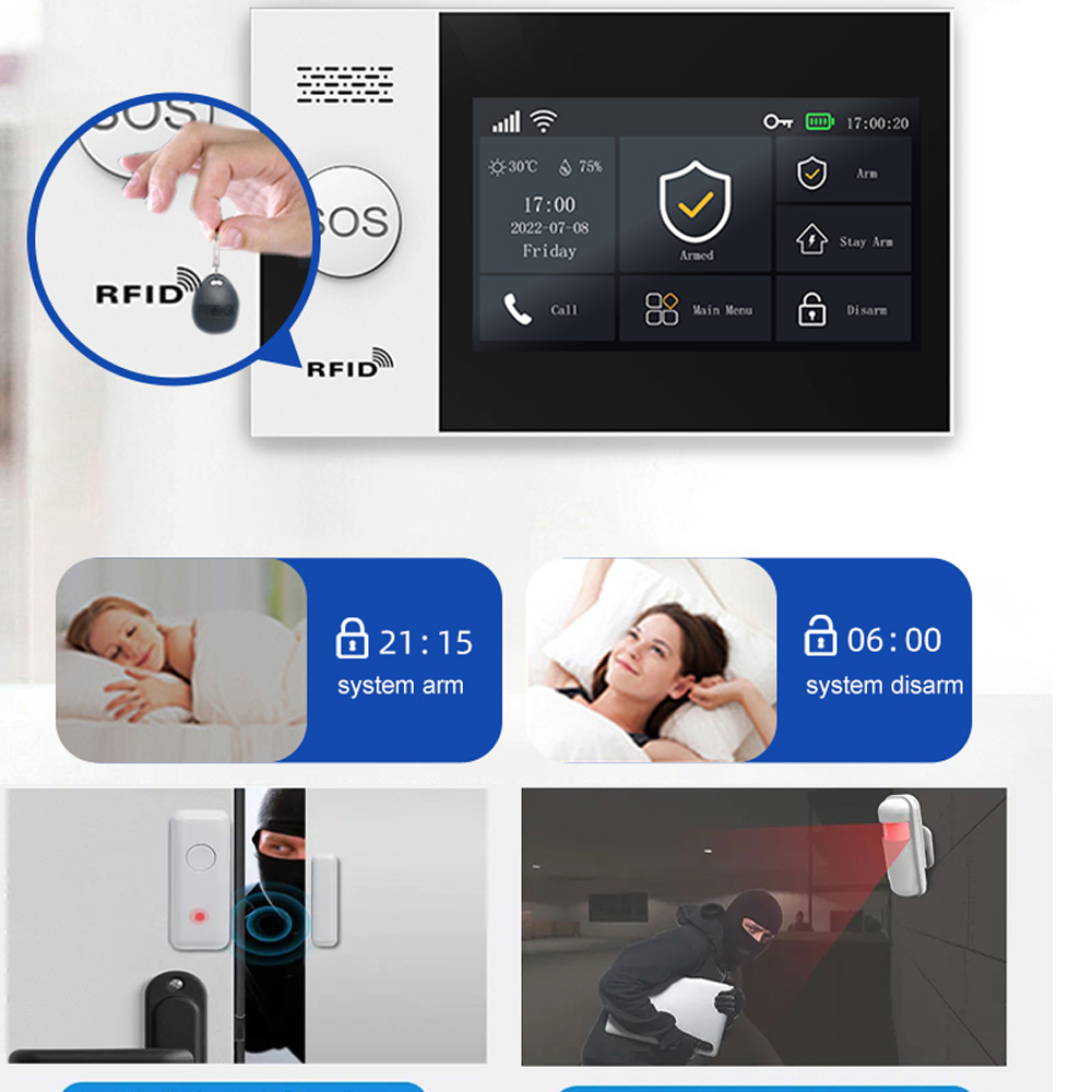 PGST 4G Tuya Smart Home Alarm  - Home Security No Wifi review and price