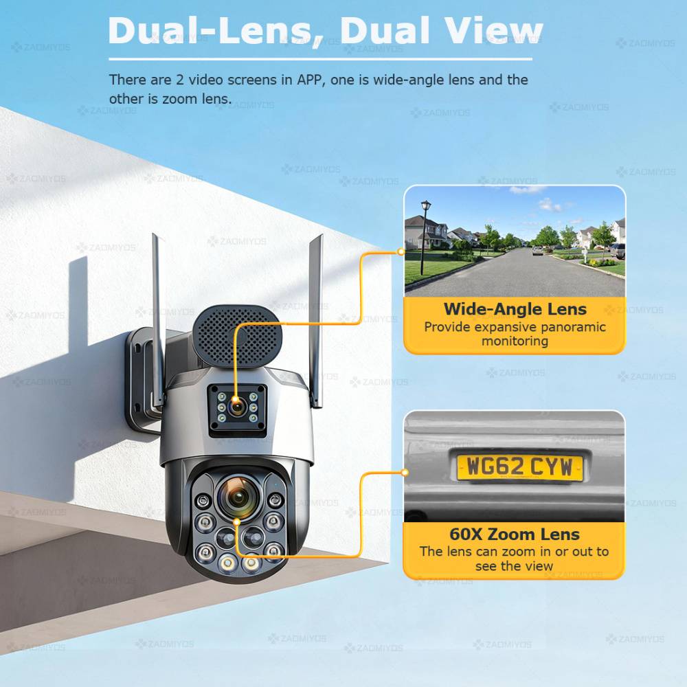Dual Lens Home Outdoor Surveil - Home Security Product review and price