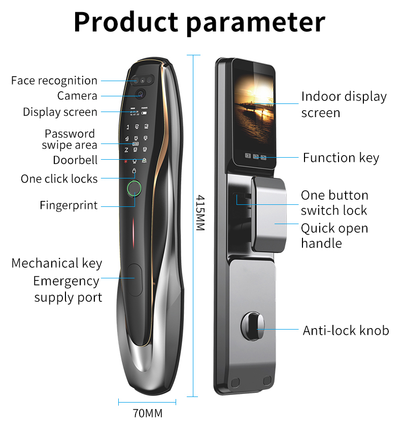 TYSH Tuya Security Fingerprint - Home Security Indoor Cameras review and price