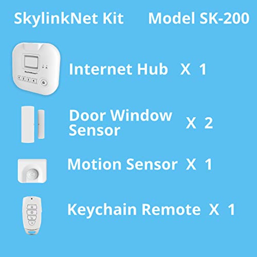 SK-200 Net Connected Wireless  - Home Security No Monthly Fee review and price