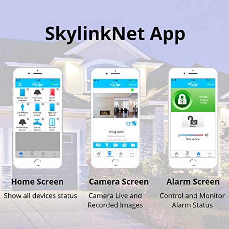 SK-200 Net Connected Wireless  - Home Security No Monthly Fee review and price